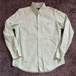 Ralph Lauren Custom Fit Mens L Button Down Long Sleeve